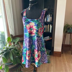 Vintage 90s Peony Floral Slip Dress Angelique Cottagecore Coquette Y2K S Fairy